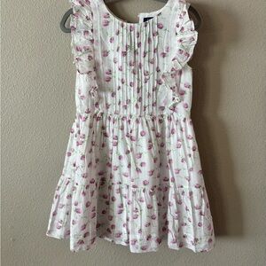 Polo by Ralph Lauren White and Pink Floral Dress